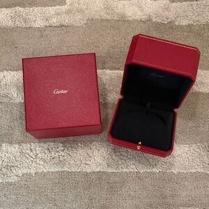 Cartier Red and Black Jewelry Box Set